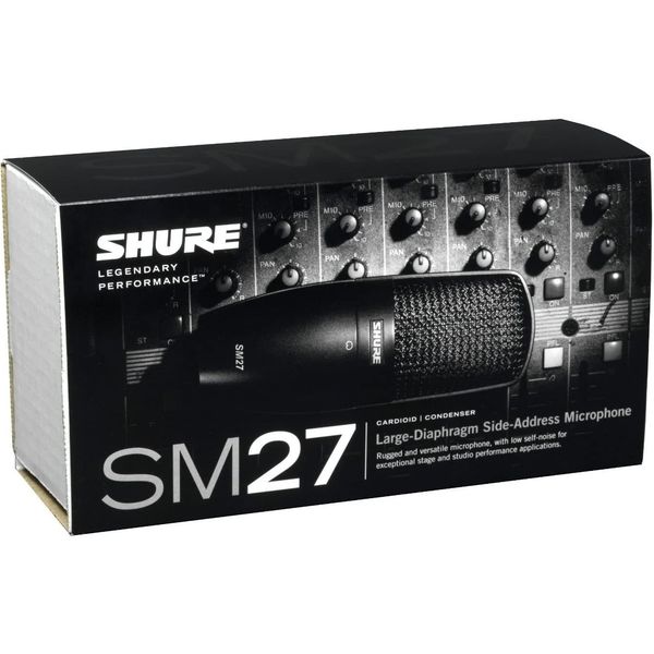 SHURE SM27 コンデンサーマイク ケース付き Amazon.co.jp: SHURE SM27-SC コンデンサーマイク 【国内正規品
