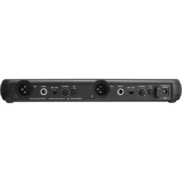 SHURE デュアルチャネルダイバーシティ受信機 SVX88J-JB1 1個（直送品）