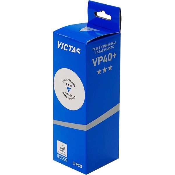 ＶＩＣＴＡＳ（ヴィクタス） 卓球 公認試合球 ＶＰ４０＋ ３スター 015000 1セット(30入)（直送品）