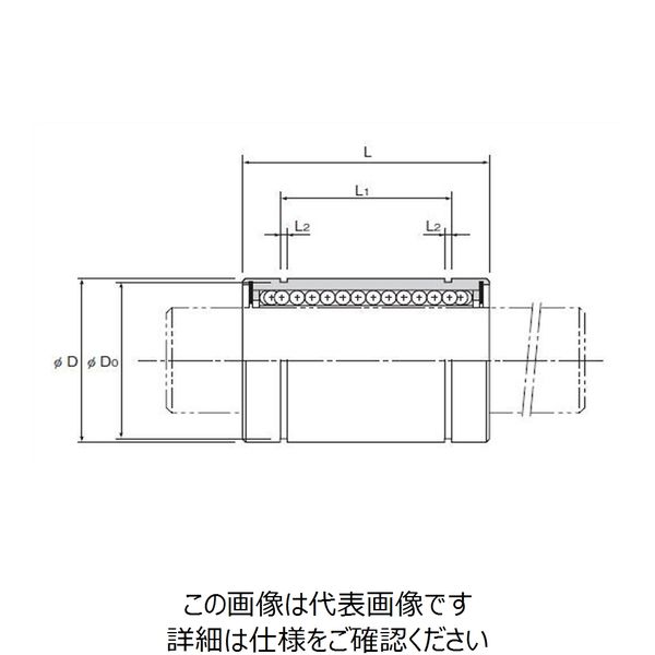 THK LMK10 リニアブッシュ THK リニアブッシュ LM標準形 内径φ10×29L LM10UU 1個 293-4931