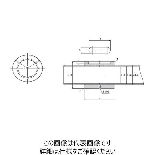 THK（ティーエイチケー） スプライン軸 SS25+1500L 1個（直送品