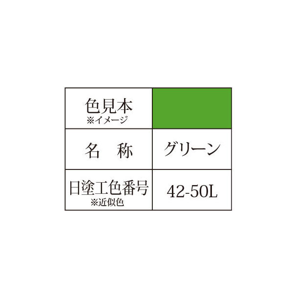 床塗料シリーズ 密着油まみれでも(10KG)グリーン 1セット（直送品）