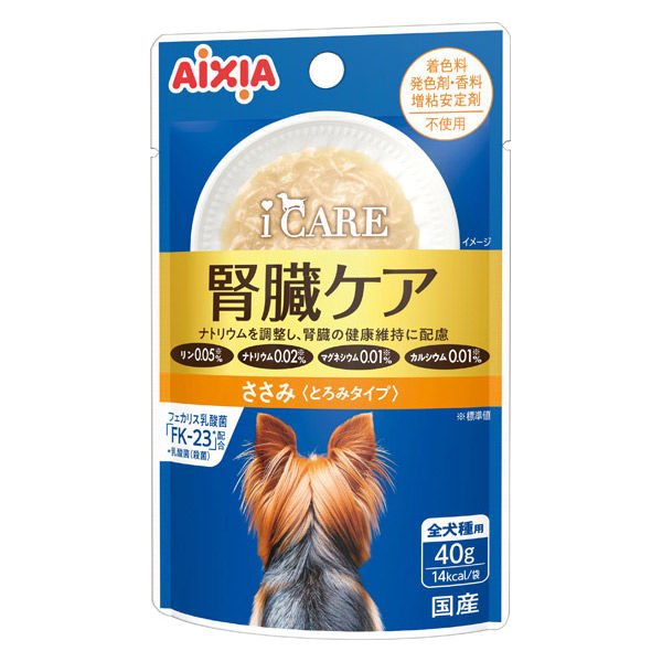 i CARE（アイケア）腎臓ケア ささみ とろみタイプ 国産 40g 6袋