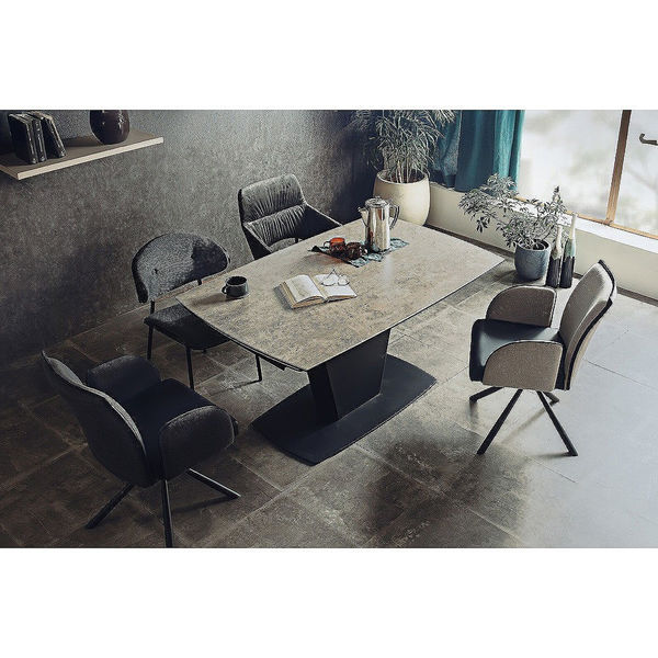 軒先渡し】東馬 UP シウバ伸長テーブル 幅1800×奥行900×高さ710mm