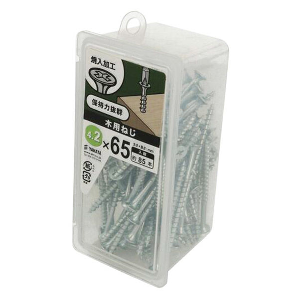 八幡ねじ 木用ねじNP 4.2×65 091805 1セット(85本×2箱)（直送品