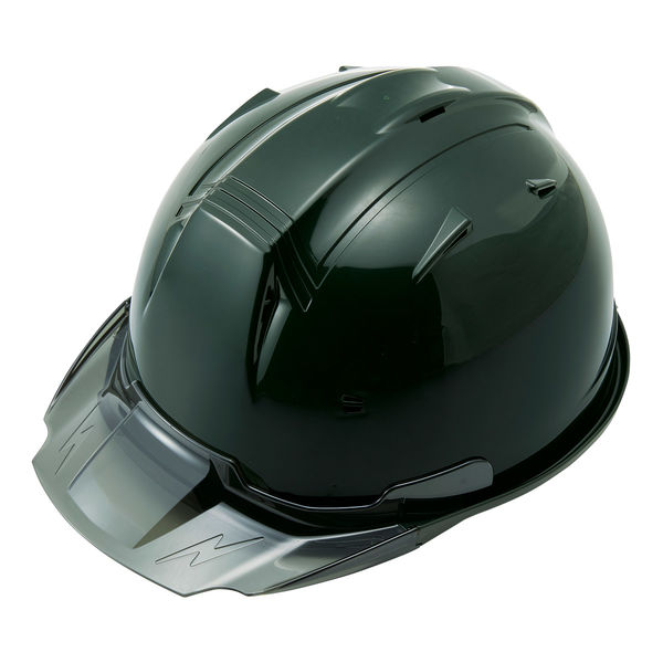 グリーンヘルム様かくにん用 進和化学工業 作業用ヘルメット SSー19V Lグリーン/スモークB 012634 1