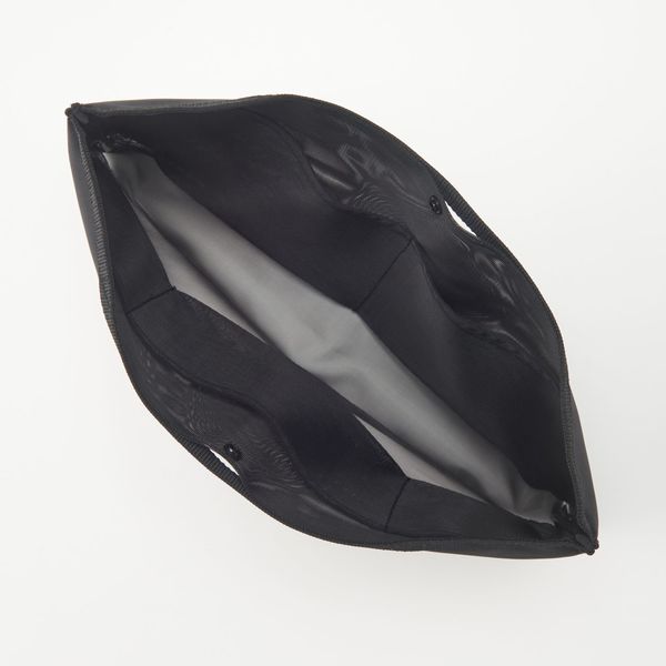 無印良品 ナイロンメッシュバッグインバッグ A4サイズ用 黒 良品