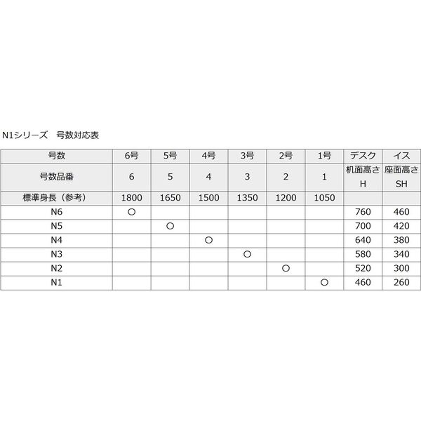 組立設置込】コクヨ N1シリーズ ３号固定式 生徒用デスク 標準身長