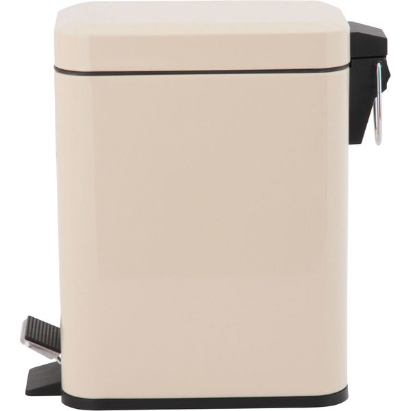 不二貿易 ペディボヌール ダストボックス5L アイボリー 72792 1個