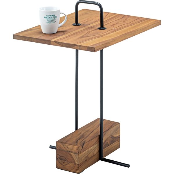 GTT MT ST　サイドテーブル　ブラウン＊ブラック GTT MT STサイドテーブルブラウン＊ブラック