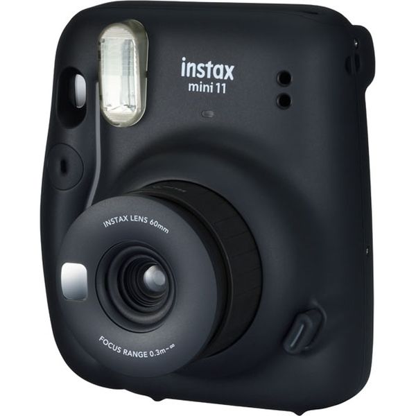 富士フイルム チェキ instax mini11 チャコールグレイ＋専用ケース INS MINI 11 GRAY+CASE 1セット（直送品）