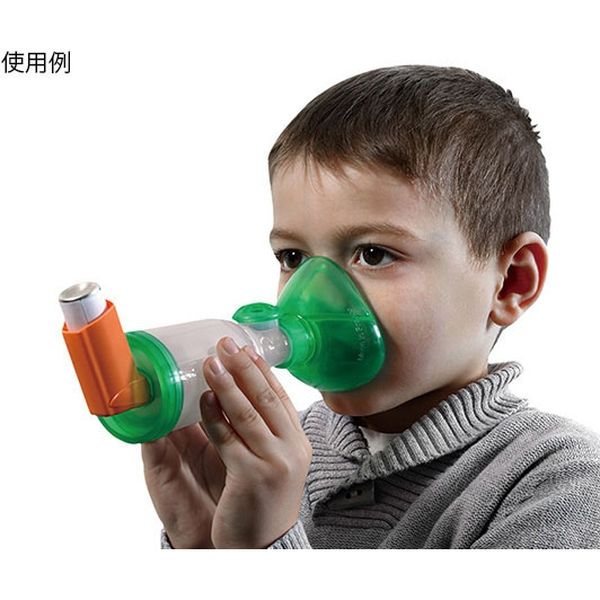 OptimHal ティップスヘイラー(pMDI用吸入補助器具) 幼児用マスク付 1