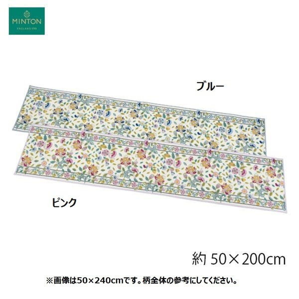 川島織物セルコン ミントン ハドンホールボタニカル キッチンマット 50×200cm FT1229