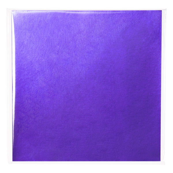 菅公工業 タックカラーシール ホイルメタル 単色 紫 15cm 20枚入 ミ663 - アスクル