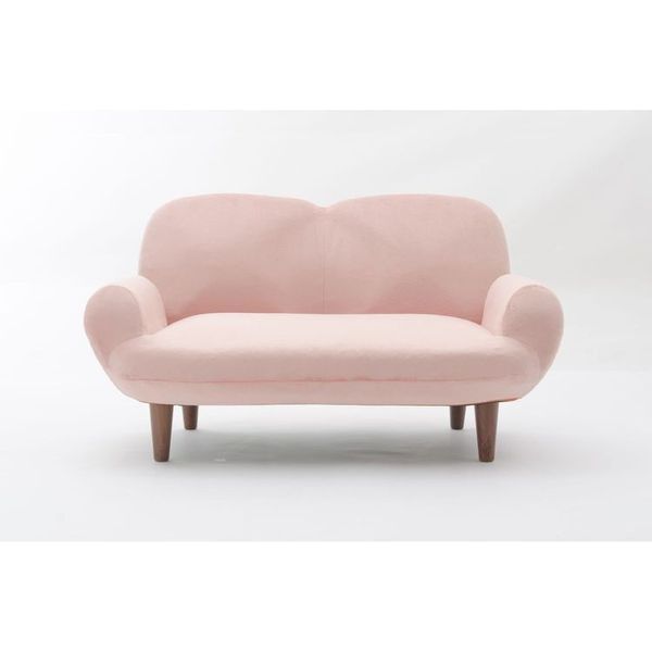 セルタン ローソファー 1人掛 脚付 幅1100mm テクノコーッルピンク