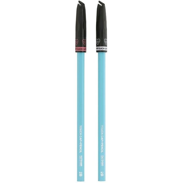 クツワ 鉛筆がタッチペンになる タッチキャップ鉛筆付 2B六角