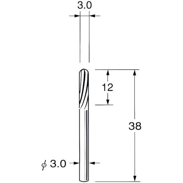 日本精密機械工作 超硬カッター K3213 1本（直送品） - アスクル