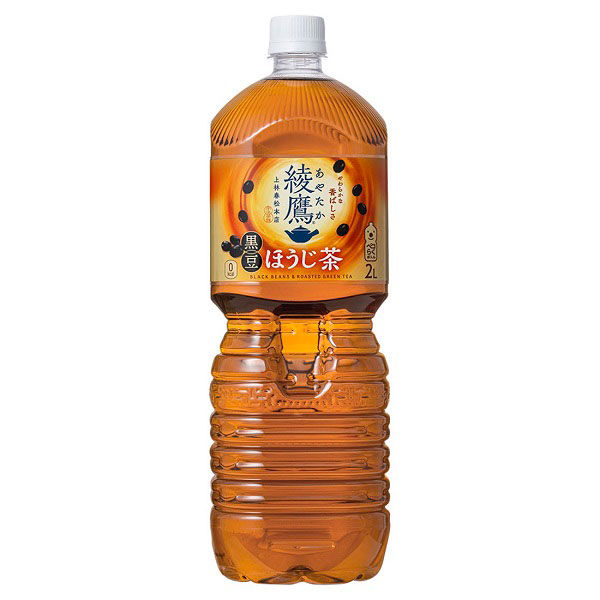 黒　ほうじ茶6ぽん 楽天市場】綾鷹 黒豆ほうじ茶 650mlPET×24本 CocaCola コカ