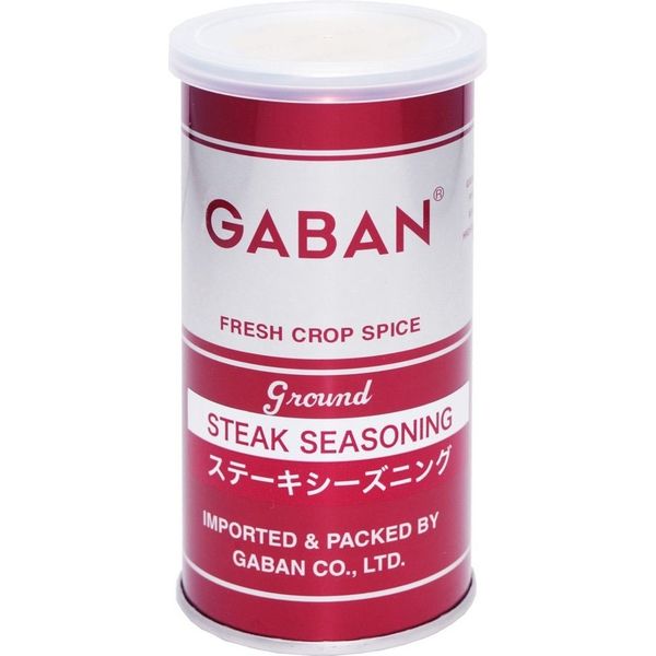 送料無料 GABAN ステーキシーズニング（缶） 140ｇ×3個 【ミックススパイス ハウス食品 香辛料 パウダー 業務用】 （直送品） - アスクル