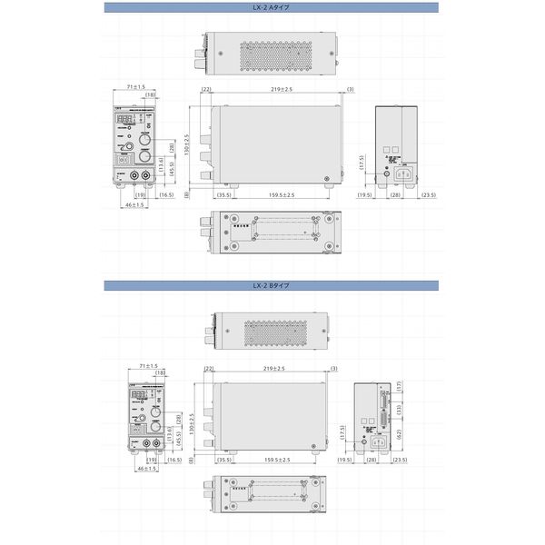 高砂製作所 小型スイッチング電源 出力電圧0~18V出力電流0~2A LX