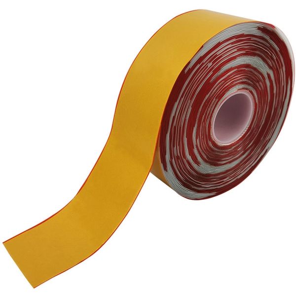 セーフラン安全用品 高耐久ラインテープ 幅50mm×30m 赤/白 11755 1巻