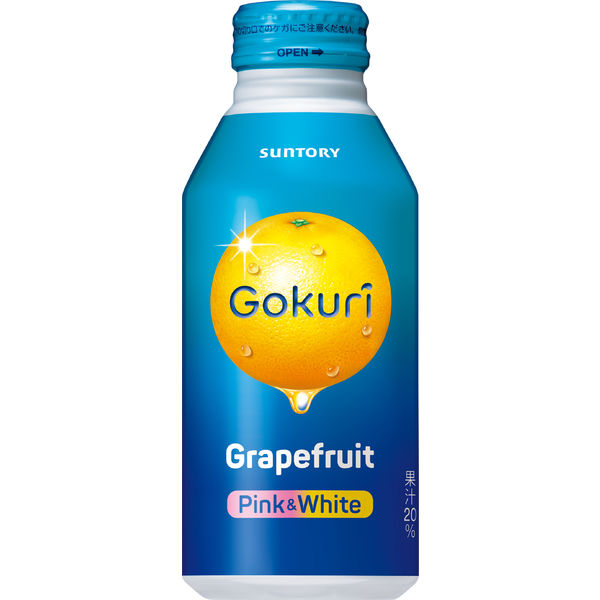 や*も様 新品・未開封品】【24本】Gokuri グレープフルーツ 400g ボ サントリー Gokuriグレープフルーツ 400g 1箱（24缶入） - アスクル