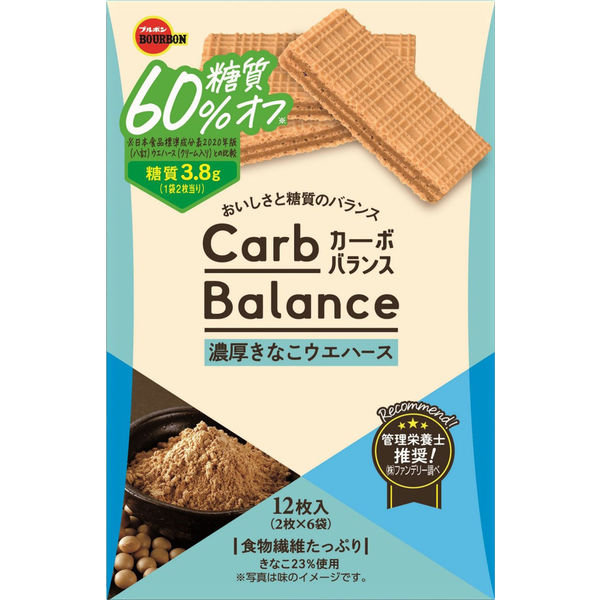 カーボバランス濃厚きなこウエハース 6個 クッキー - ウエハース