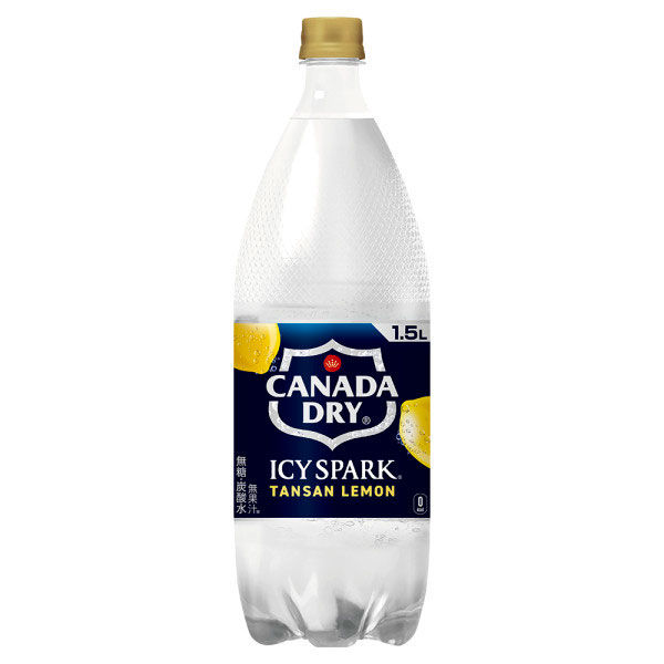 炭酸水】 ICY SPARK from カナダドライ レモン 1.5L 1セット（12