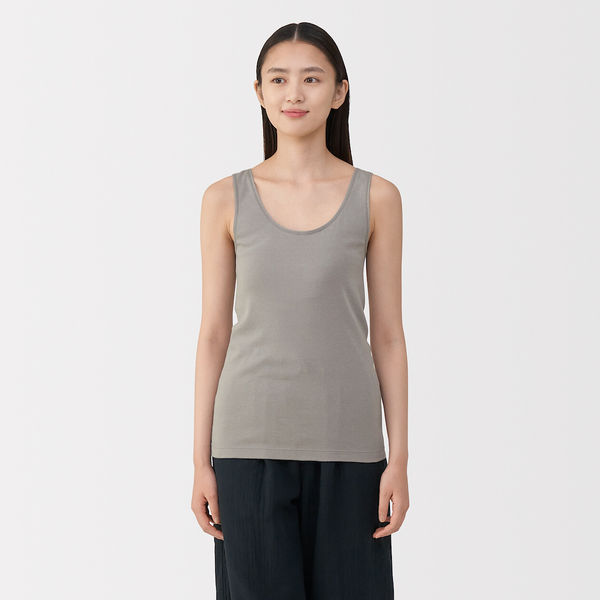無印良品 レディース 婦人 あったか綿 タンクトップ 婦人M