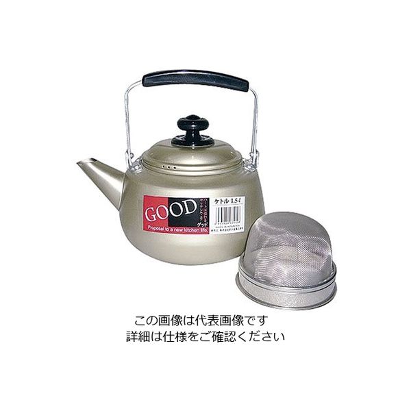 前川金属工業所 アルマイト グッド急須 1L 63-5698-18 1個（直送品