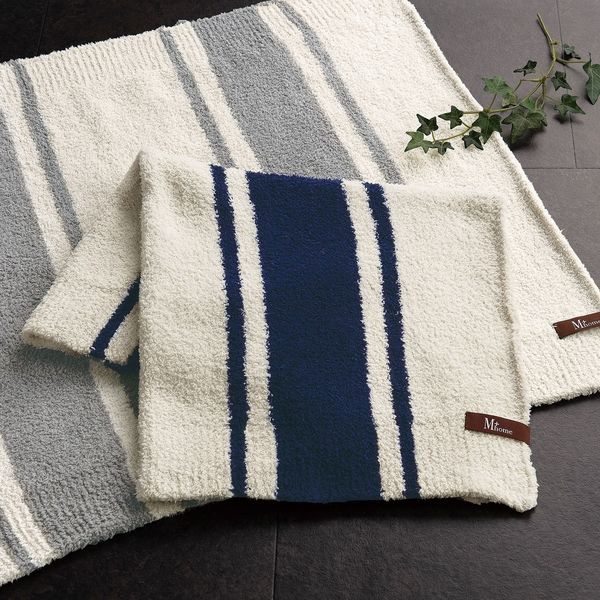 センコー M+home ラナ ブランケット 約70×70cm グレー M+180310