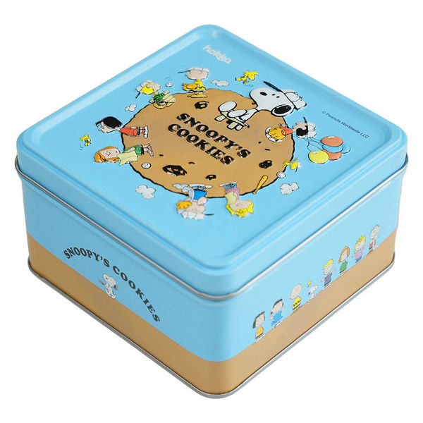 クッキー ビスケット スヌーピー エンボス缶 チョコチップ 70g 1