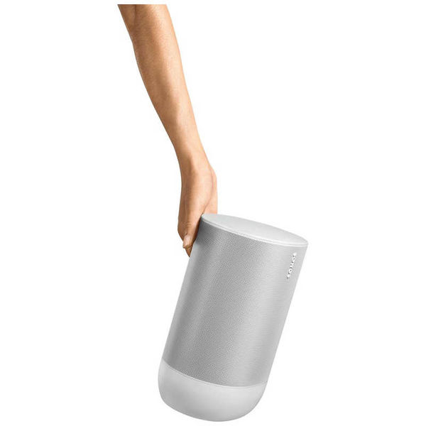 Sonos Move スマートスピーカー ルナーホワイト MOVE1JP1 SONOS Move ルナーホワイト MOVE1JP1 1台 - アスクル