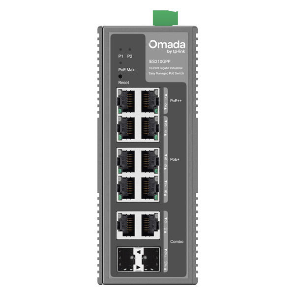 TP-LINK ギガビットポート×10 産業用イージーマネージスイッチ