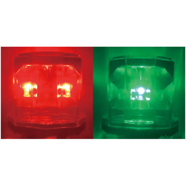 ★新品★セーフライト ソーラー式（LED赤2灯/緑1灯）【20個セット】 KMネクスト 工事灯 セーフライト(ソーラー式LED赤/緑) 6300069665 1個