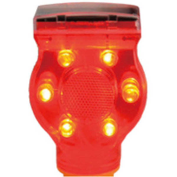 KMネクスト ソーラー式LED工事灯(カットコーン用) 6300069680 1個