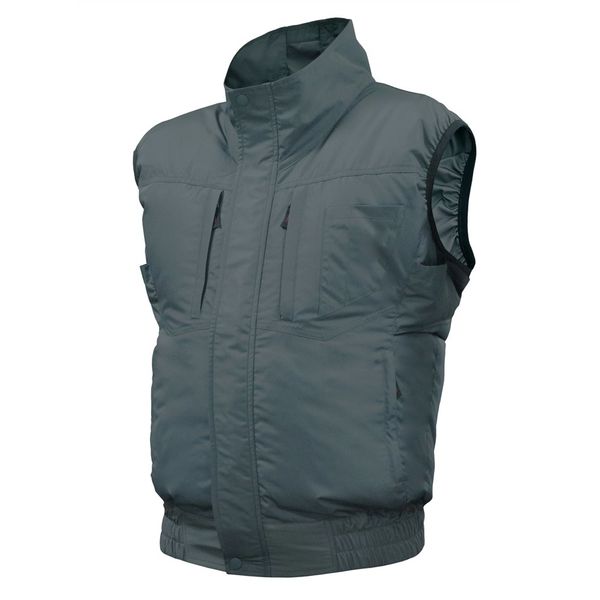 空調服(R)エレファン(R) ベスト グレー×ブラック 14.4Vファンバッテリーセット S EK3731-16-S-SK23021K9（直送品）