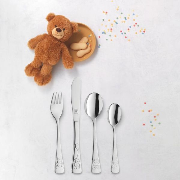 SMILE.TH 様　BELAカトラリーセット5個　テディ カトラリーセット3個 テディ キッズカトラリーセット 4pcs テーブルウェア 子供