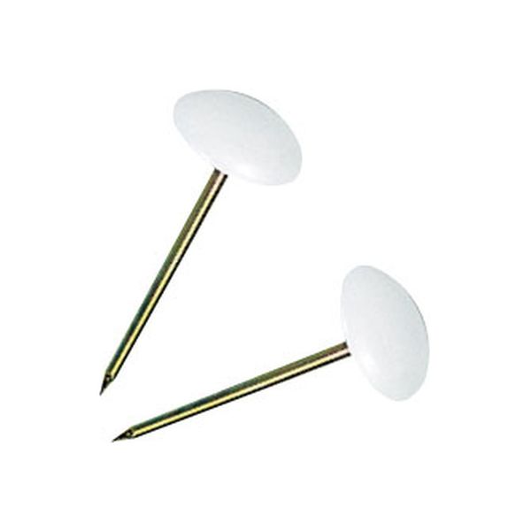 ミツヤ カーペットピン 足長タイプ 針長32mm 約70本入 白 BX2-2 ミツヤ カーペットピン 足長タイプ 針長32mm 約70本入 白 BX2-2