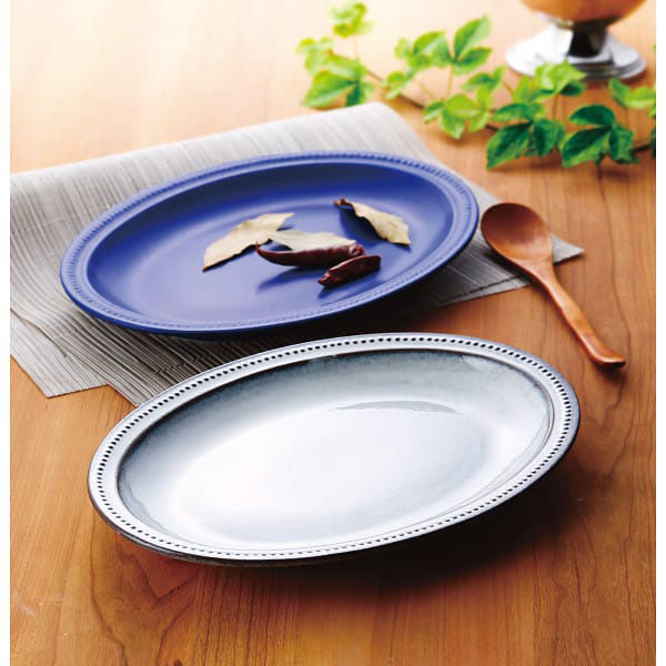 東秀陶器 ドットリムペアオーバル 25-6378-381 1箱（直送品） - アスクル