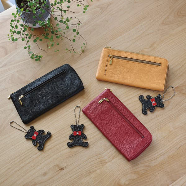 ギフト】良品工房 日本製牛革型押ラウンド財布 良品工房 良品工房 日本製