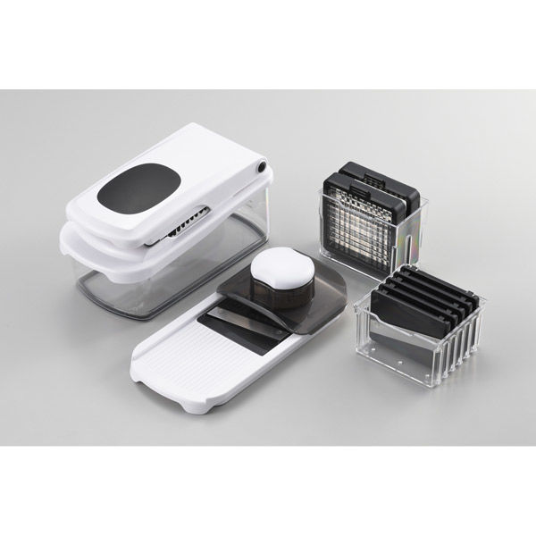 ヨシカワ 野菜調理器 8点セット みじん切り スライサー 細切り 安全