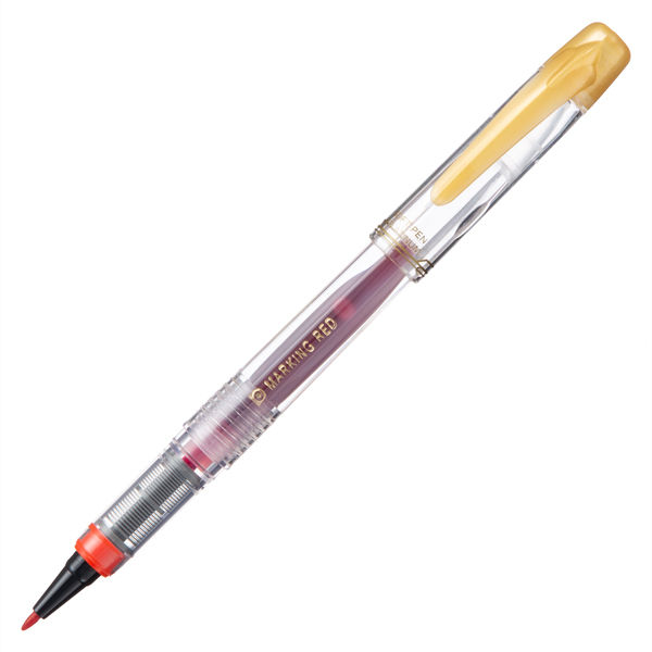 （まとめ） プラチナ万年筆 ソフトペン （0.5mm） STB-800Aパック#4 レッド 1本入 【×5セット】