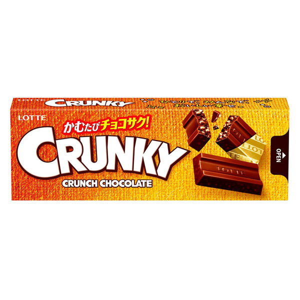 チョコレート菓子 クランキー スリムパック 10枚入 1セット（1個×6