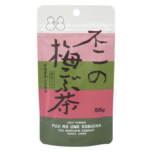 不二食品 不二の梅こぶ茶 1セット（55g×6袋） - アスクル