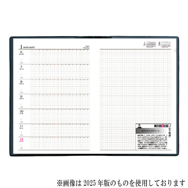 コレクト ゴルファーズダイアリー B5 D-GOLF(2026) 1冊（直送品