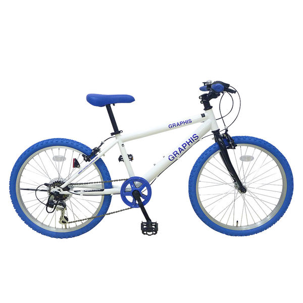 送料無料 GRAPHIS (グラフィス) 子供用自転車 クロスバイク 22インチ シマノ6段変速 GR-001K22-WHOR（直送品）