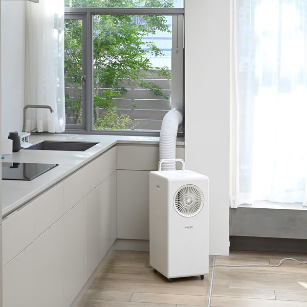 移動式エアコン　工事不要　エアコン スポットエアコン　OB-PA26A ビックカメラ、工事不要で夏も冬も使えるスポットエアコン