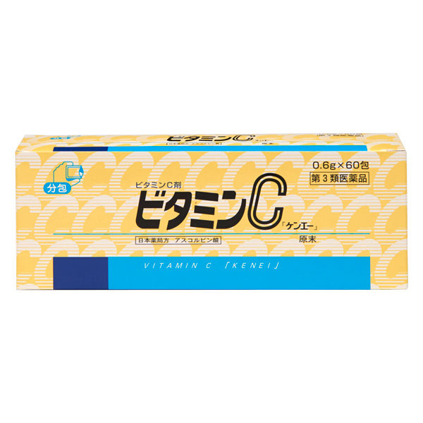 ビタミンC 「ケンエー」 0.6g×60包 健栄製薬 しみ そばかす ビタミンC