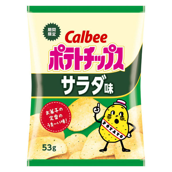 ポテトチップス 食べきりサイズ ポテトチップス サラダ味 53g 1セット